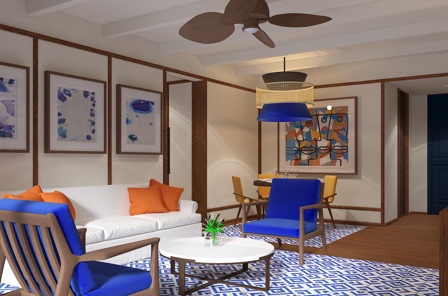 Ocean Coral Spring Resort Spring Rises Dış mekan fotoğraf A rendering of a suite on the 2010 Disney Magic